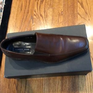 Gordon Rush brown dress shoes.